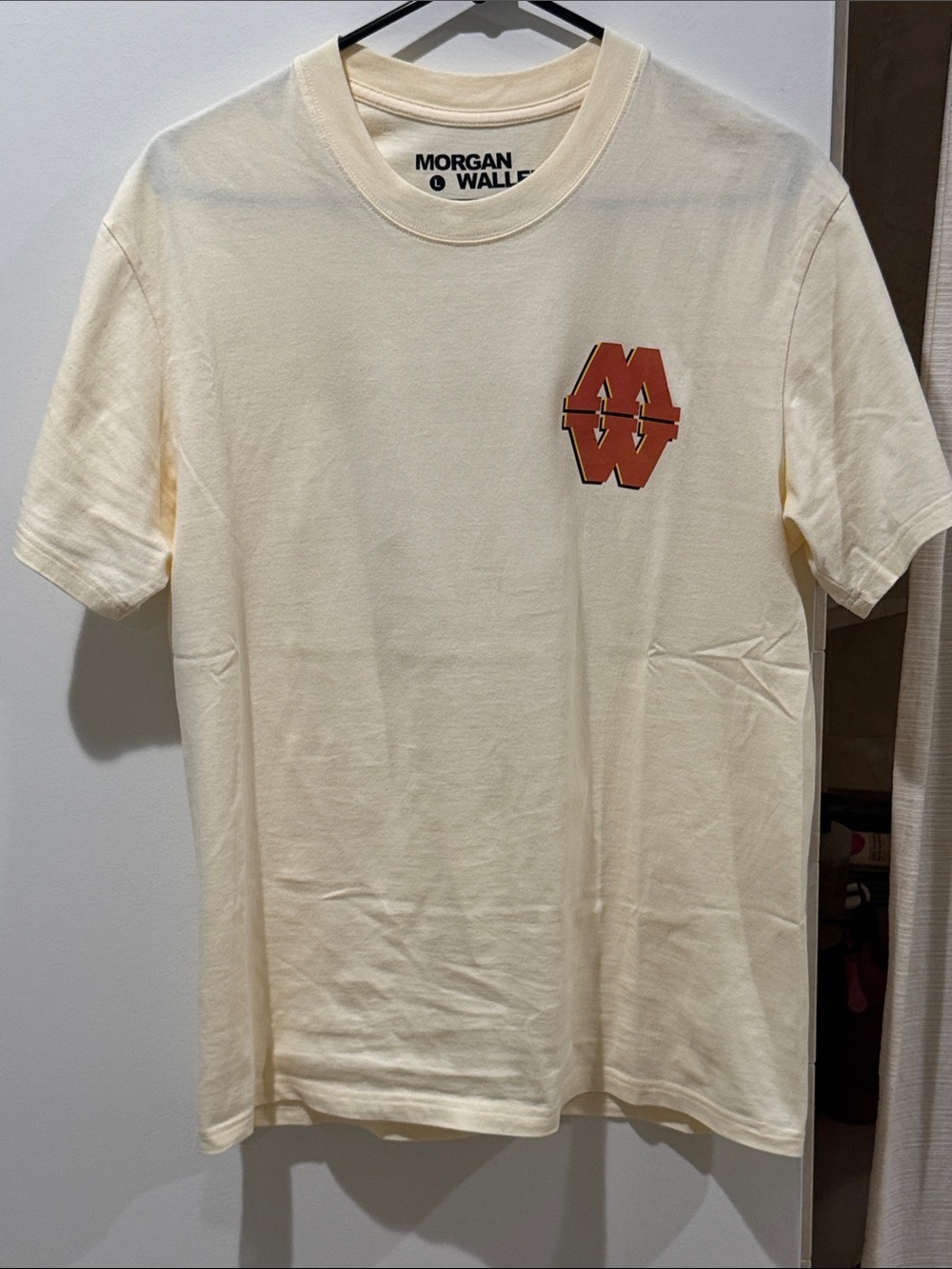Morgan Wallen Cream Short Sleeve Logo Tee